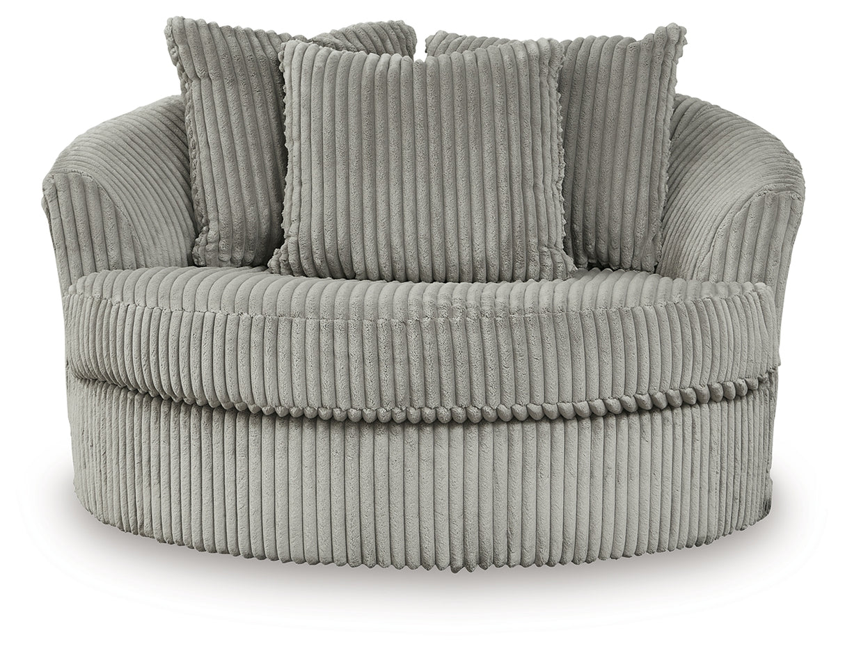 Lindyn Oversized Swivel Accent Chair