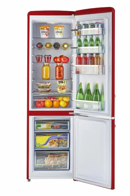 Classic Retro 21.6 In. 8.7 Cu. Ft. Retro Bottom Freezer Refrigerator