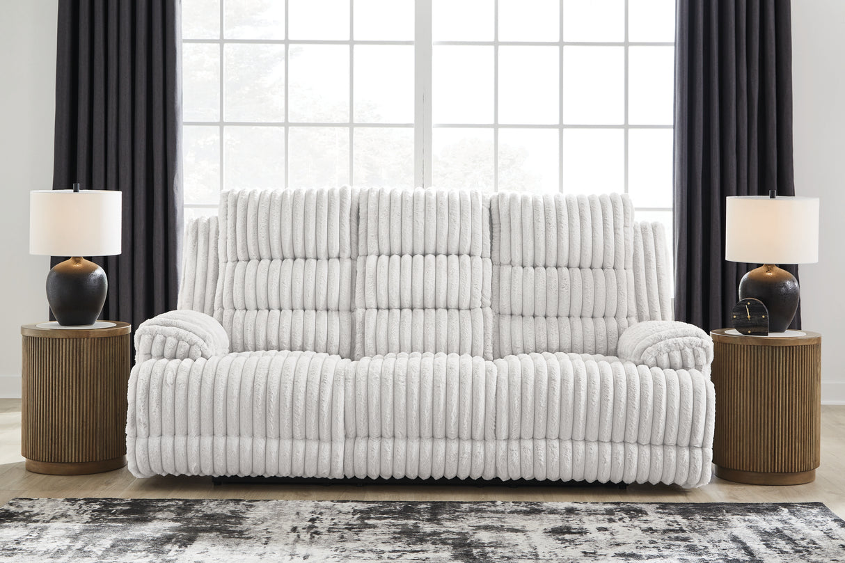 Rhines Falls Power Reclining Sofa with Drop Down Table