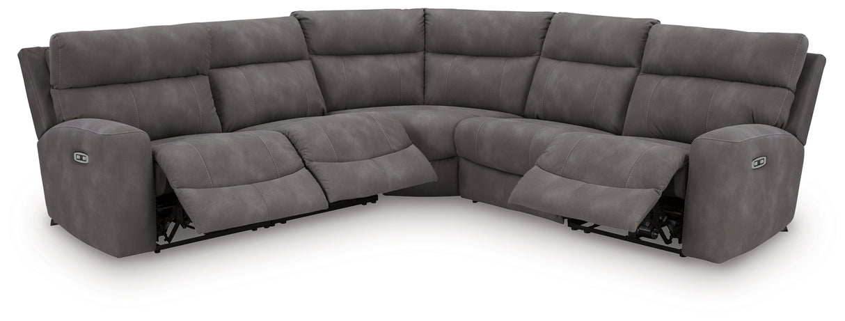 Next-Gen Durapella 5-Piece Power Reclining Sectional