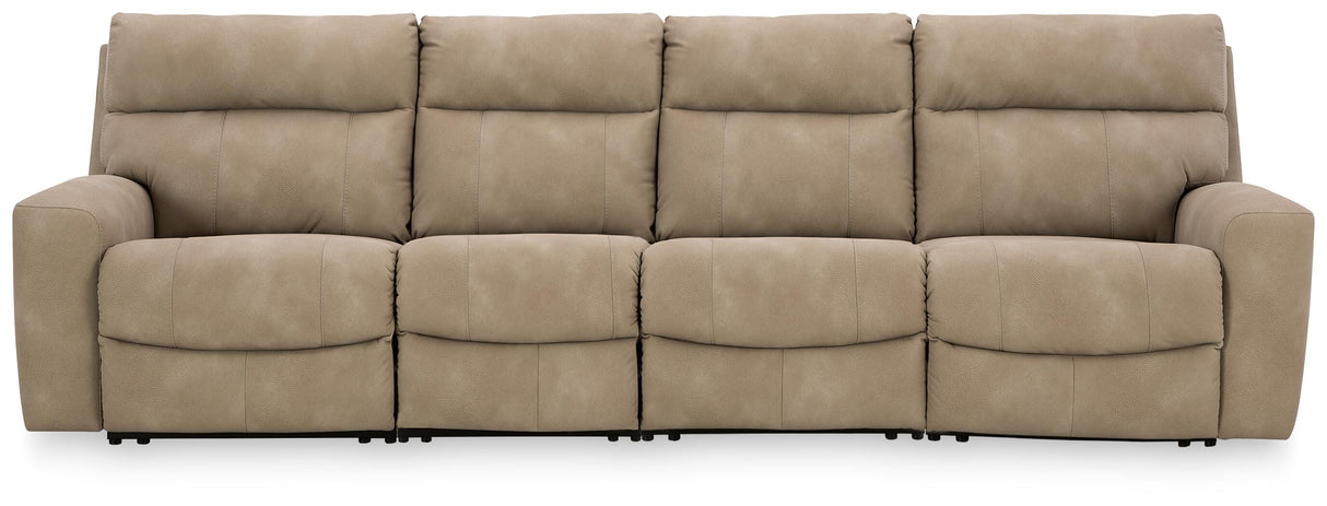 Next-Gen Durapella 4-Piece Power Reclining Sectional