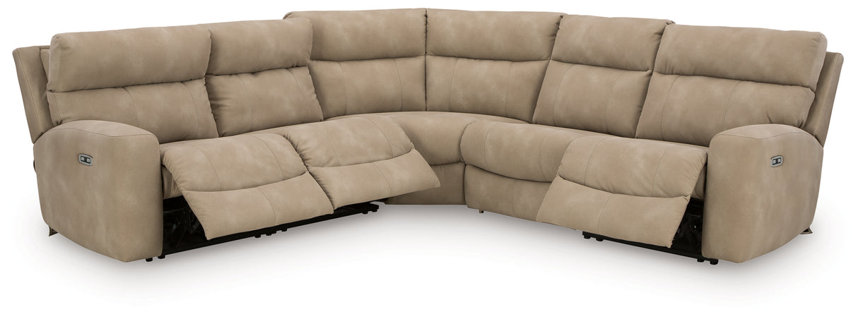 Next-Gen Durapella 5-Piece Power Reclining Sectional