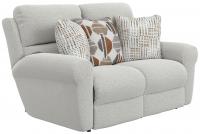 Catnapper Kellen Power Lay Flat Reclining Loveseat w/Zero Gravity Ecru