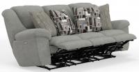 Catnapper Trifecta Power Sofa w/3 Recliners and Drop Down Table Nature