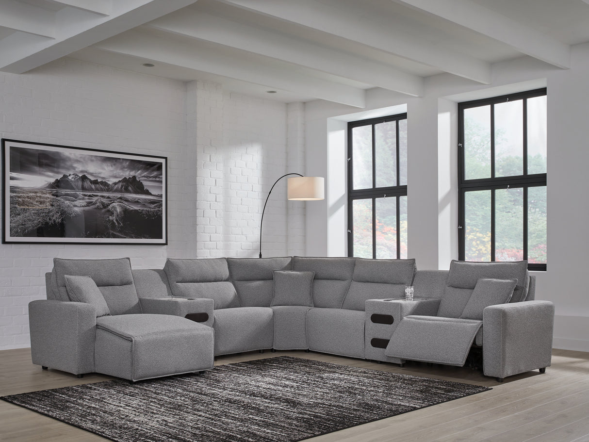 Modmax II 7-Piece Power Reclining Sectional with Chaise