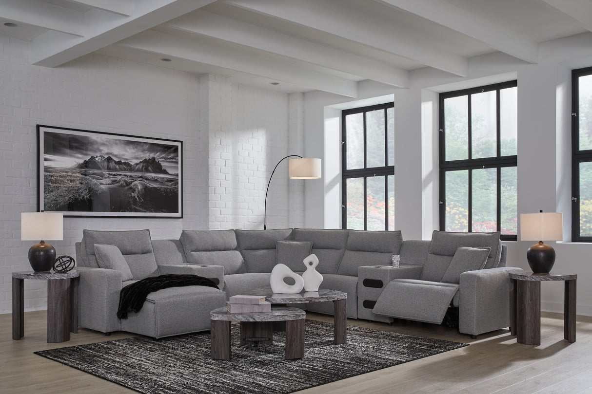 Modmax II 7-Piece Power Reclining Sectional with Chaise