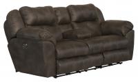 Catnapper Ferrington Power Headrest w/ Lumbar Power Lay Flat Reclining Loveseat Dusk