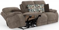 Catnapper Joya Power Headrest Power LayFlat Recl Sofa w/CR3 Heat/Massage/Lumbar/ZG Mushroom