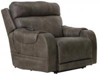 Catnapper Serenity Power Headrest Power Wall Hugger Recl w/CR3 Heat/Massage/Lumbar Steel