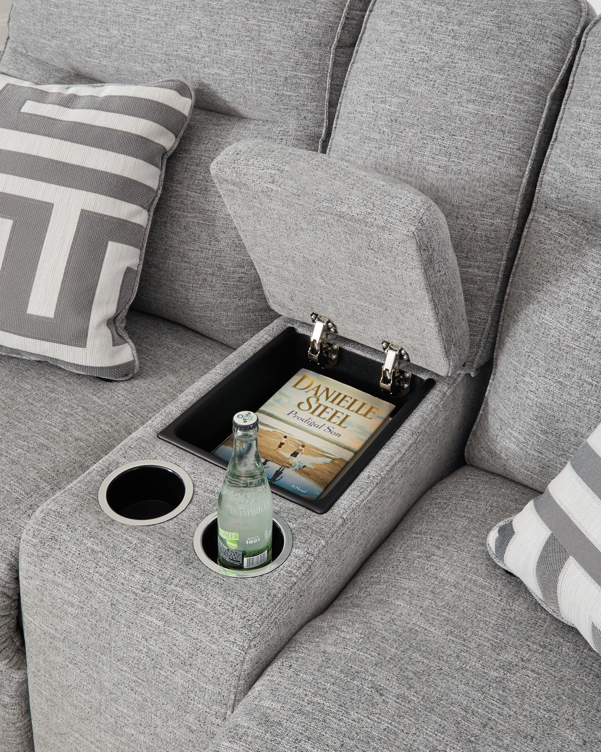 Biscoe Power Reclining Loveseat with Console