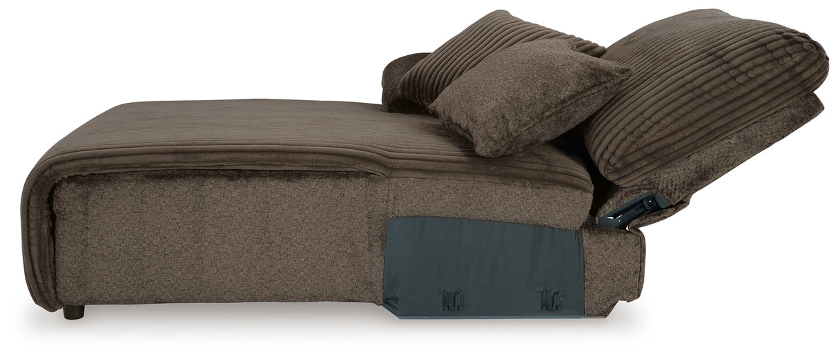 Top Tier 3-Piece Reclining Sofa Chaise Sectional