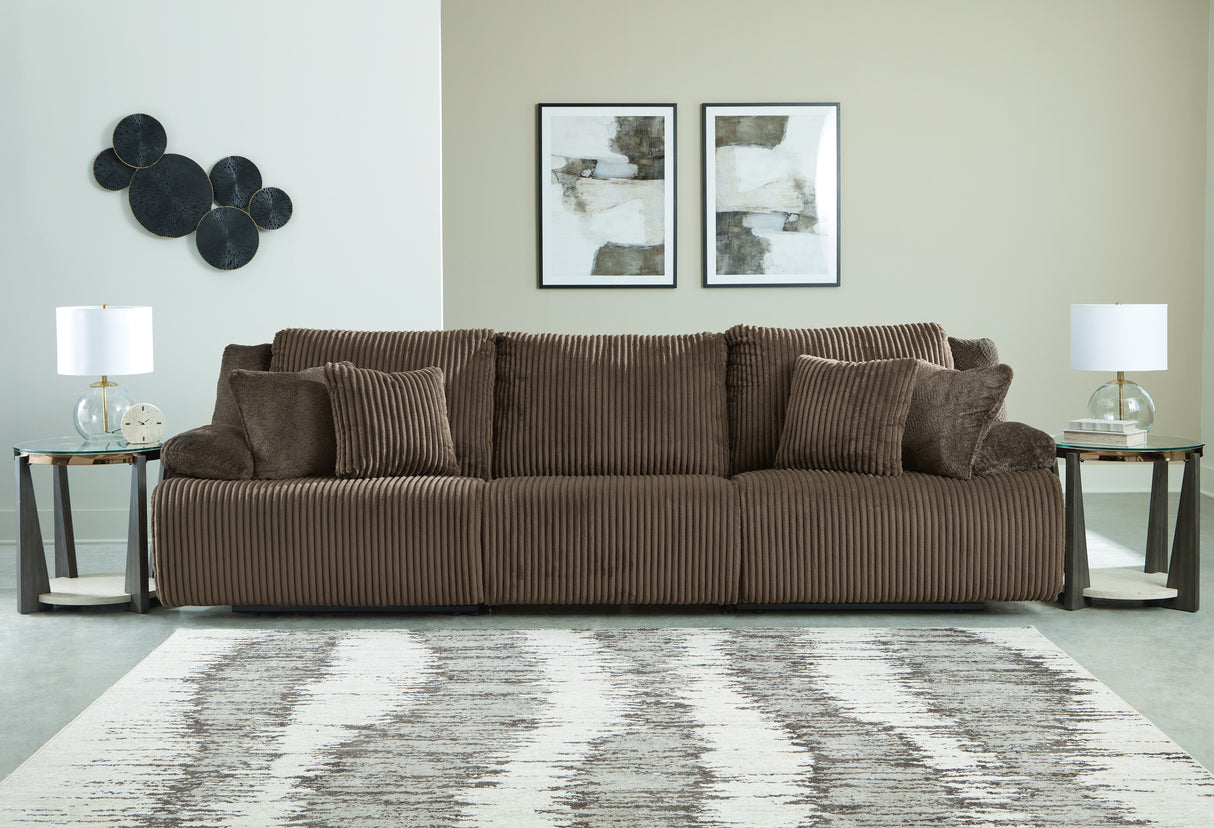 Top Tier 3-Piece Reclining Sectional Sofa