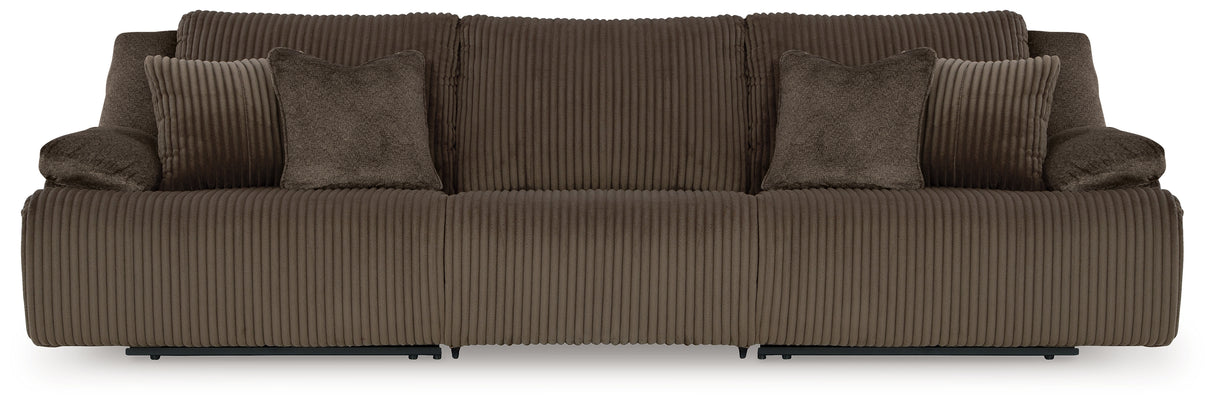 Top Tier 3-Piece Reclining Sectional Sofa