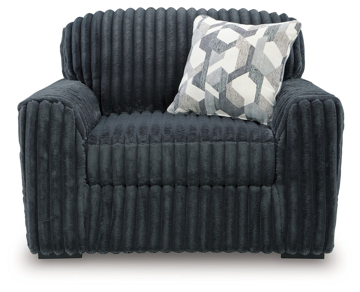 Midnight-Madness Oversized Chair