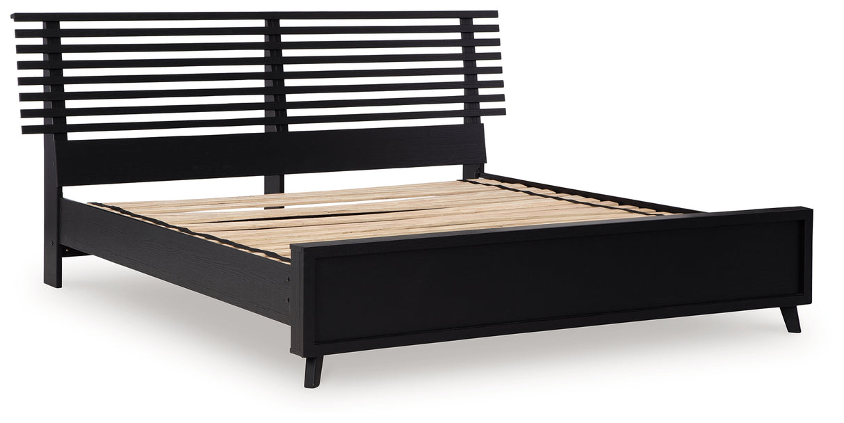 Danziar King Slat Panel Bed