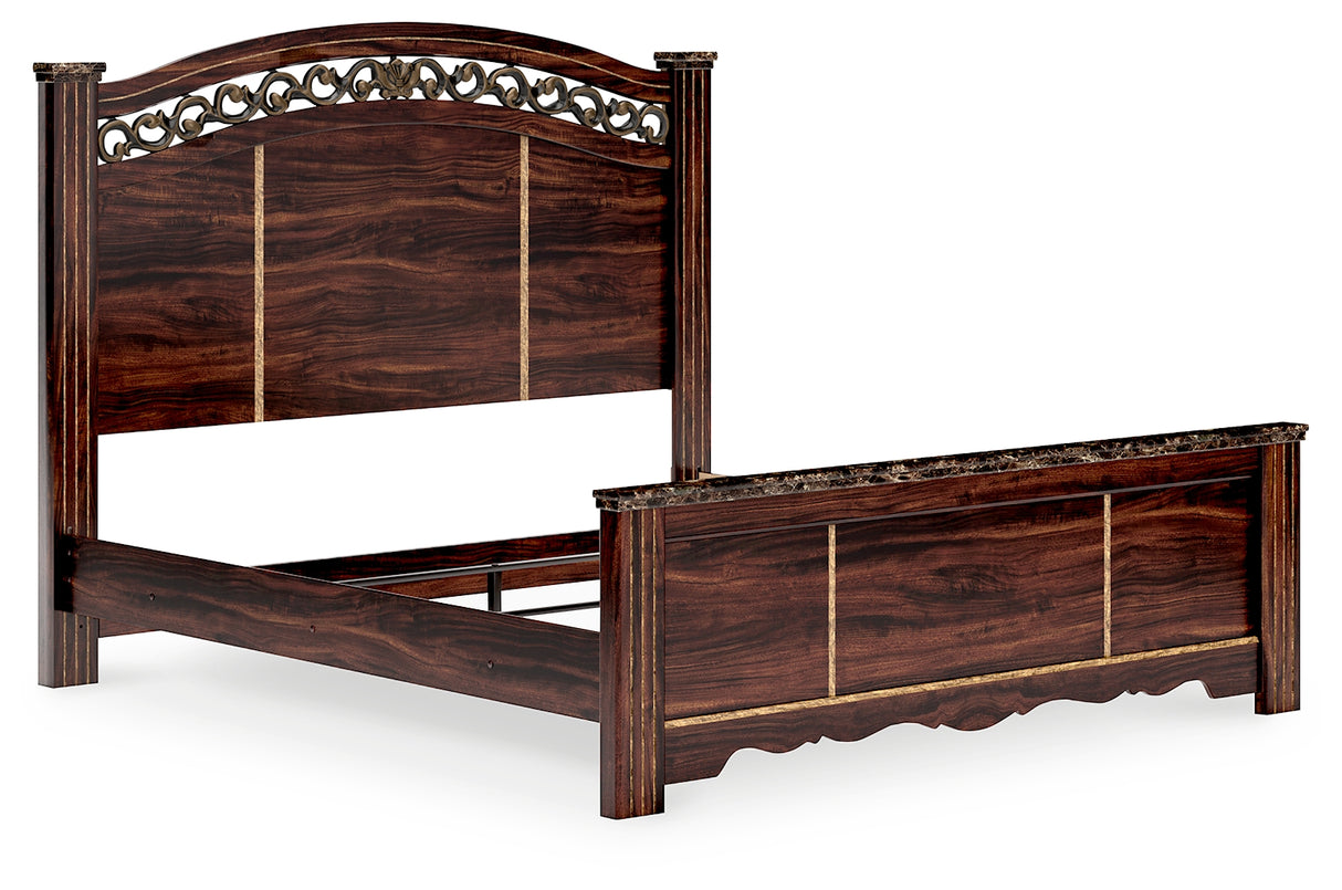 Glosmount King Poster Bed