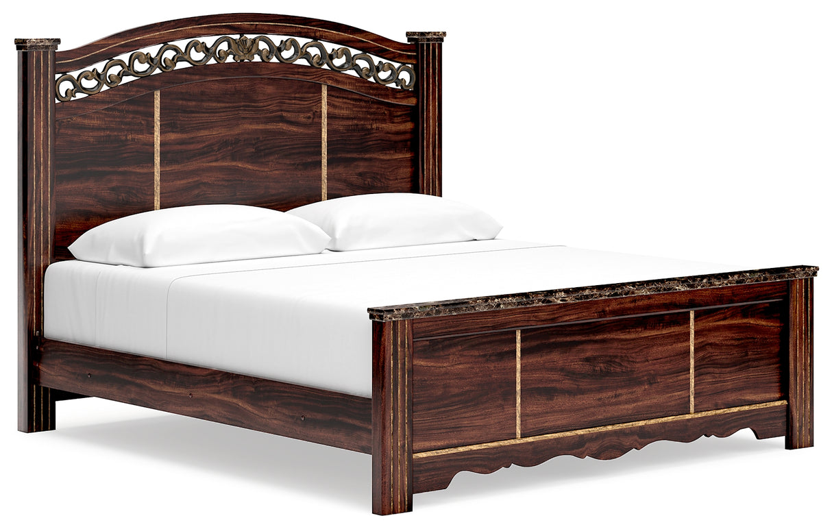 Glosmount King Poster Bed