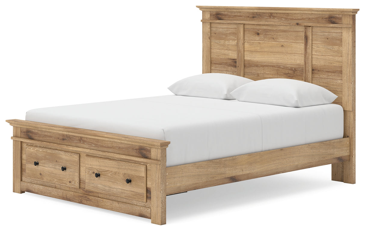 Makidern Queen Panel Storage Bed