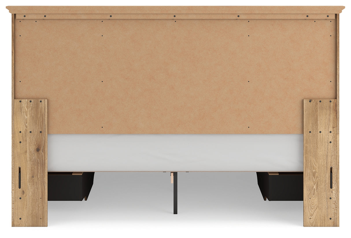 Makidern King Panel Storage Bed