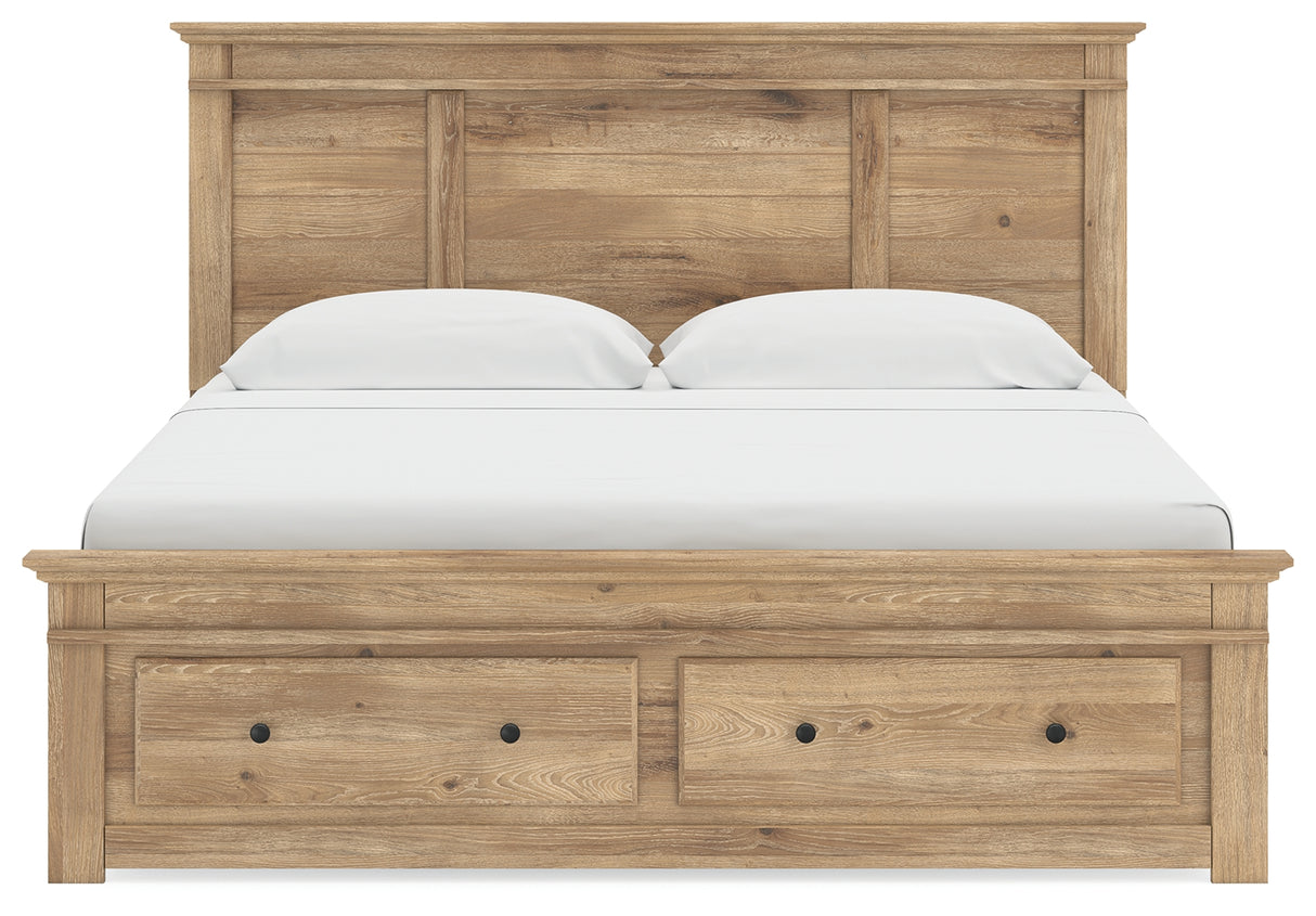Makidern King Panel Storage Bed
