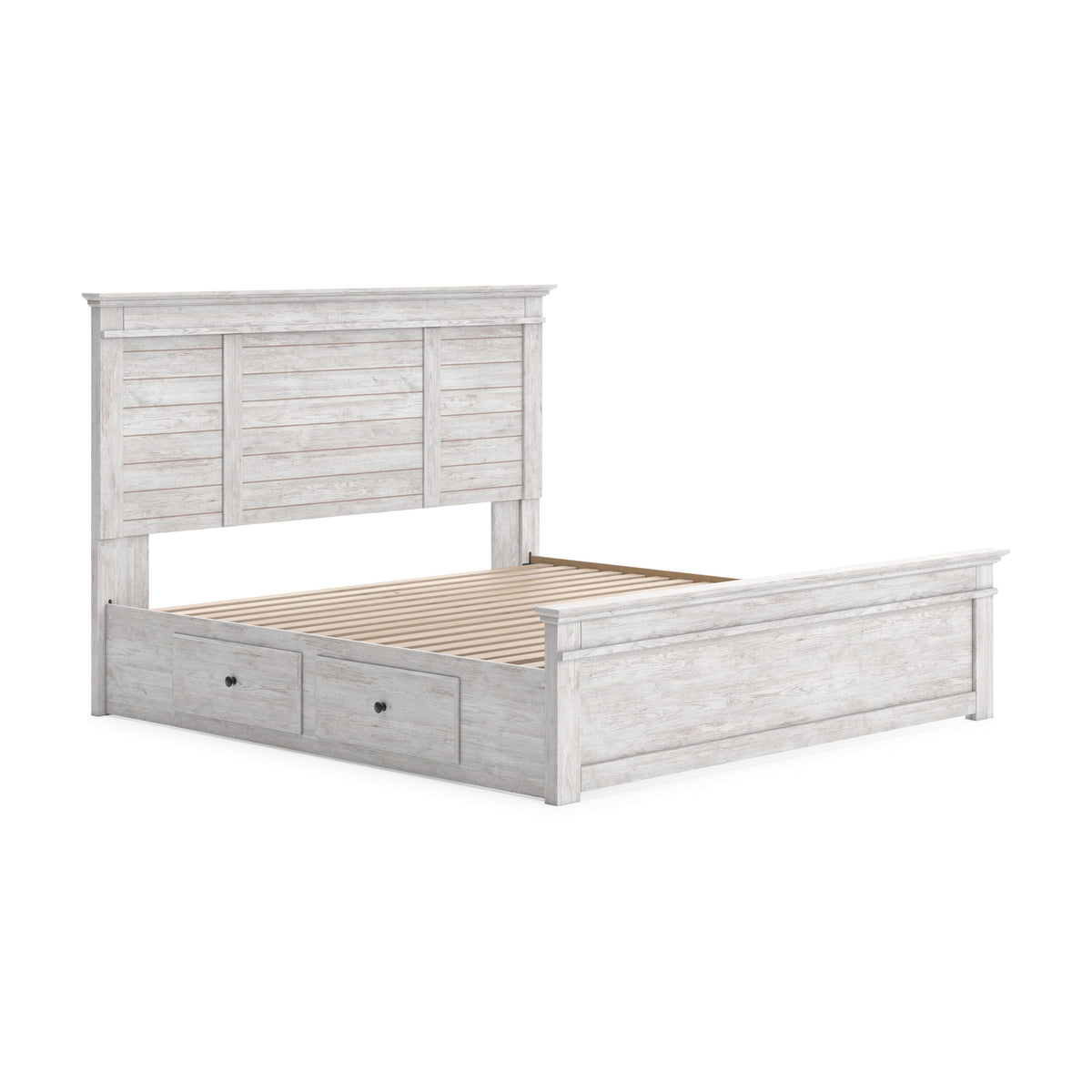 Makidern King Panel Storage Bed