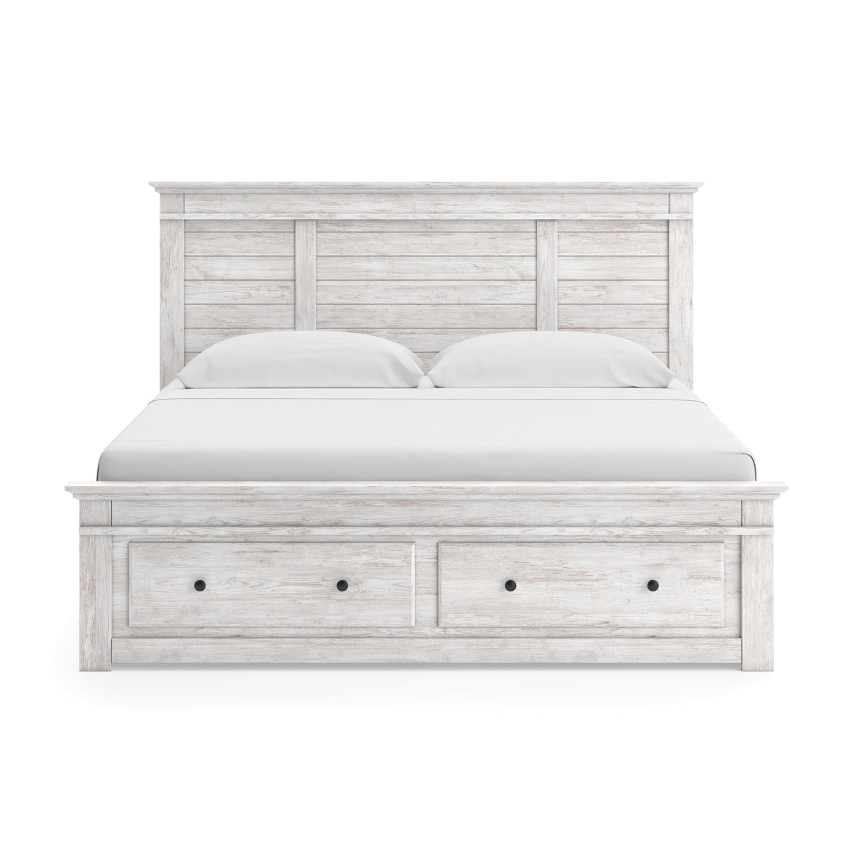 Makidern King Panel Storage Bed