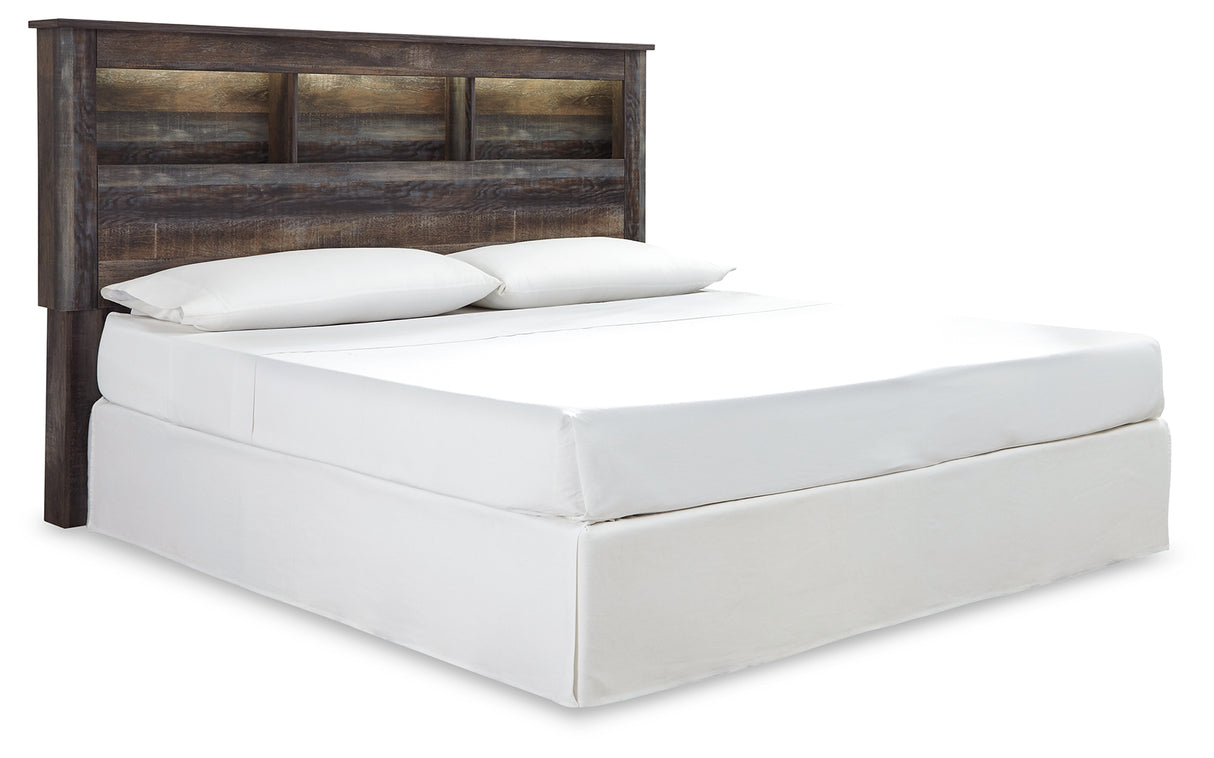 Drystan King/California King Bookcase Headboard