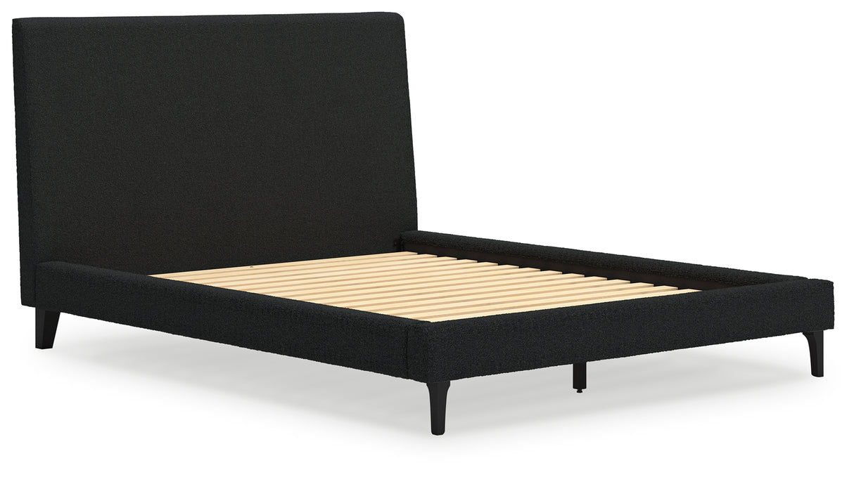 Cadmori Queen Upholstered Bed with Roll Slats