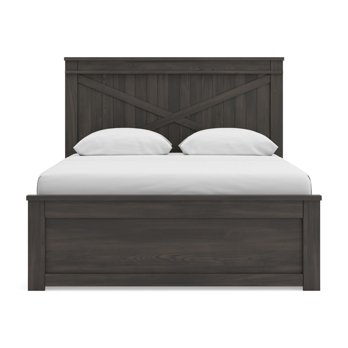 Vonitta Bay Queen Panel Bed with 2 Sided Storage