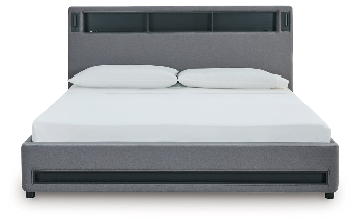 Verishaw California King Upholstered Bed