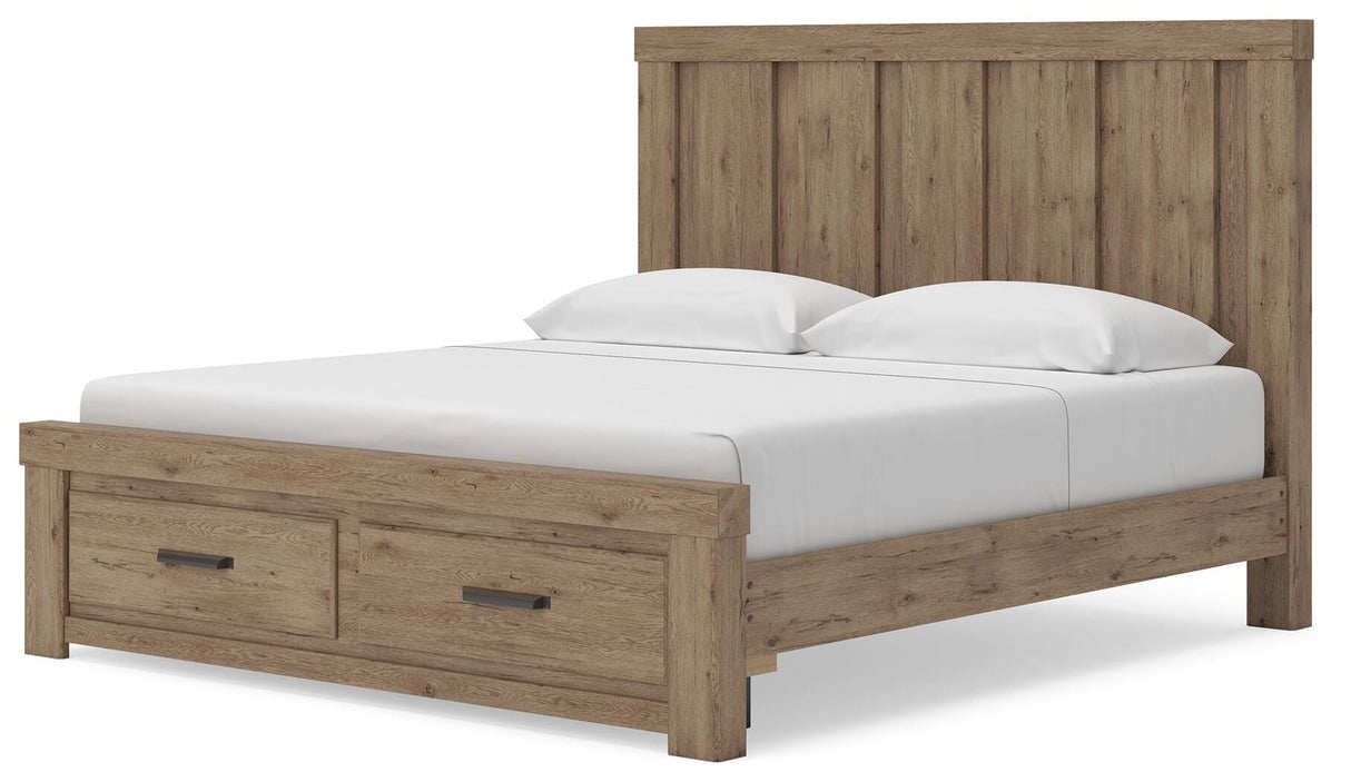 Oliandon King Panel Storage Bed