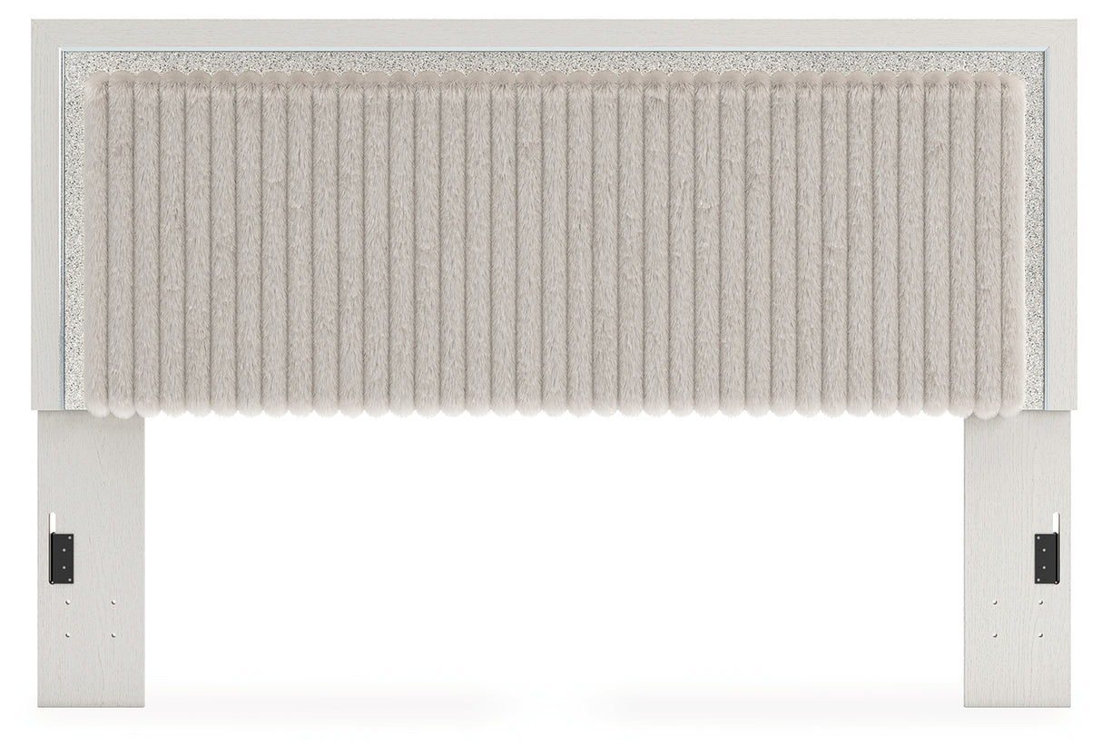 Zuraleus King Upholstered Panel Headboard