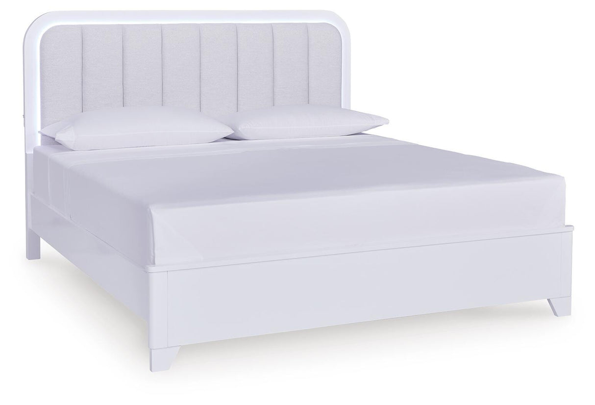 Jarlee California King Upholstered Panel Bed