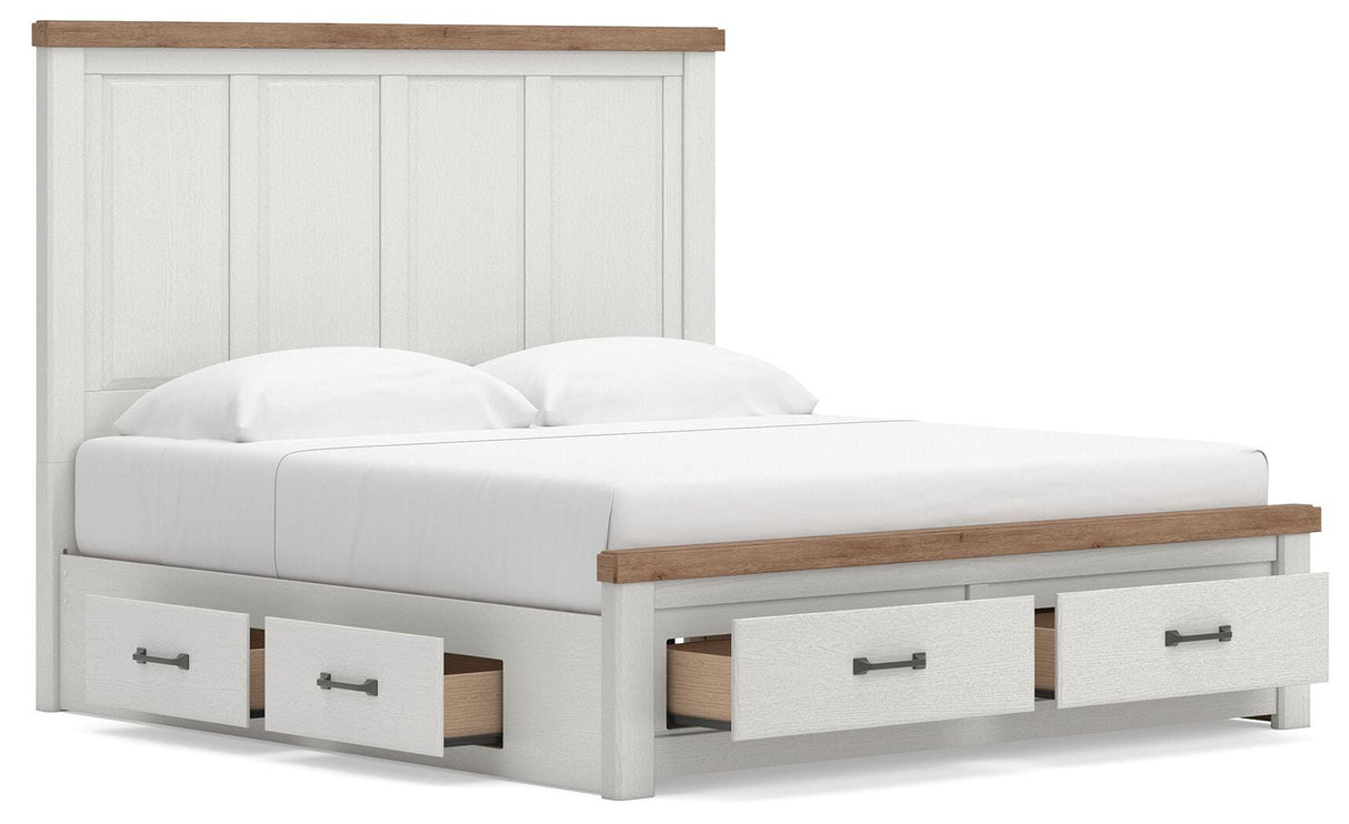 Savonport King Panel Storage Bed