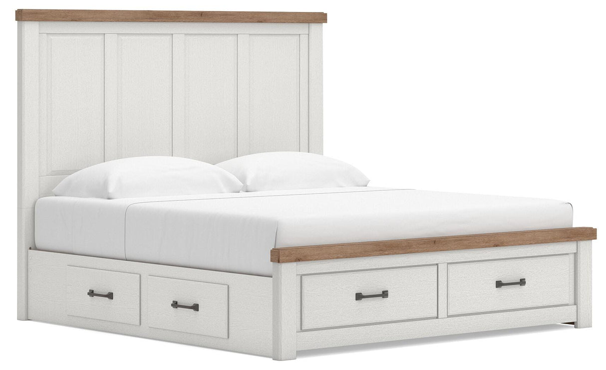 Savonport King Panel Storage Bed