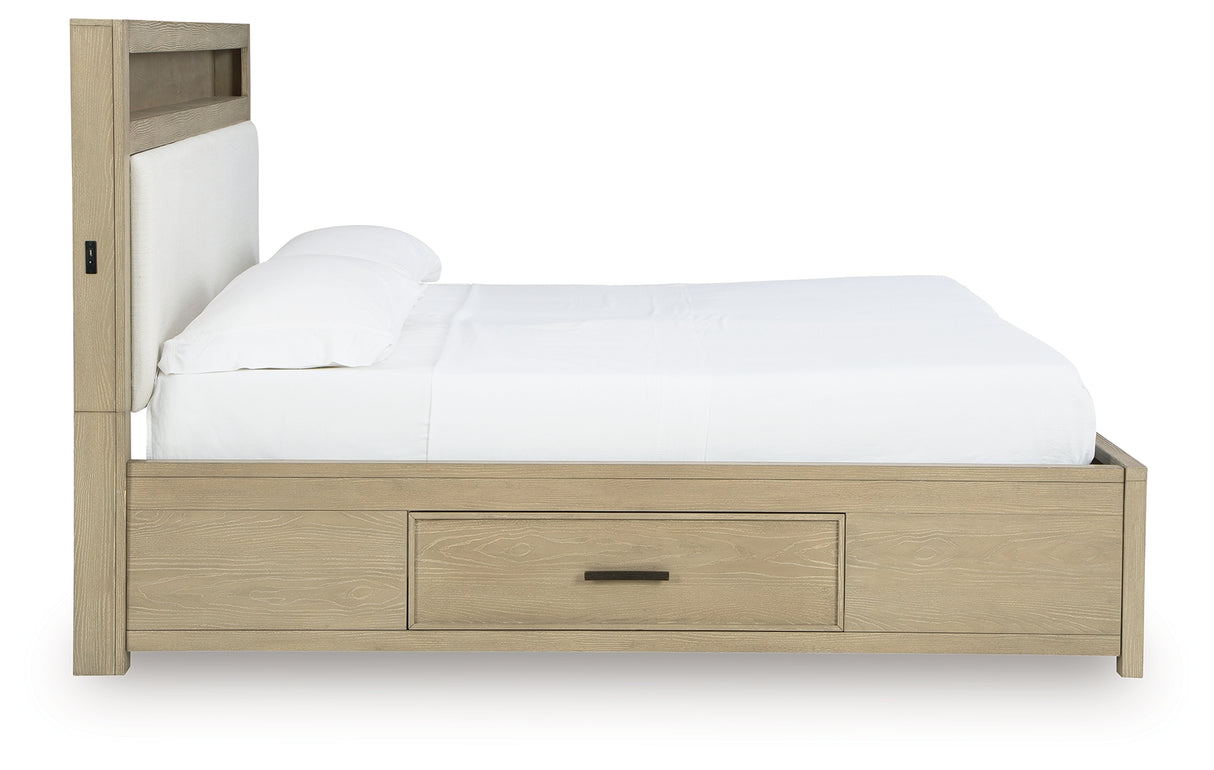Calmoro King Bookcase Bed