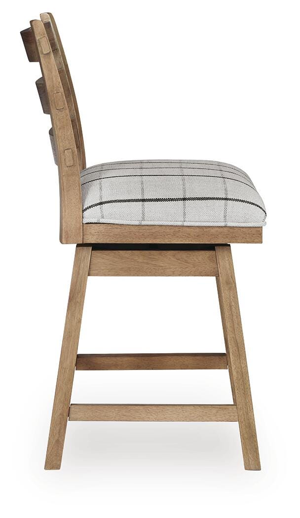 Ridgester Counter Height Swivel Barstool