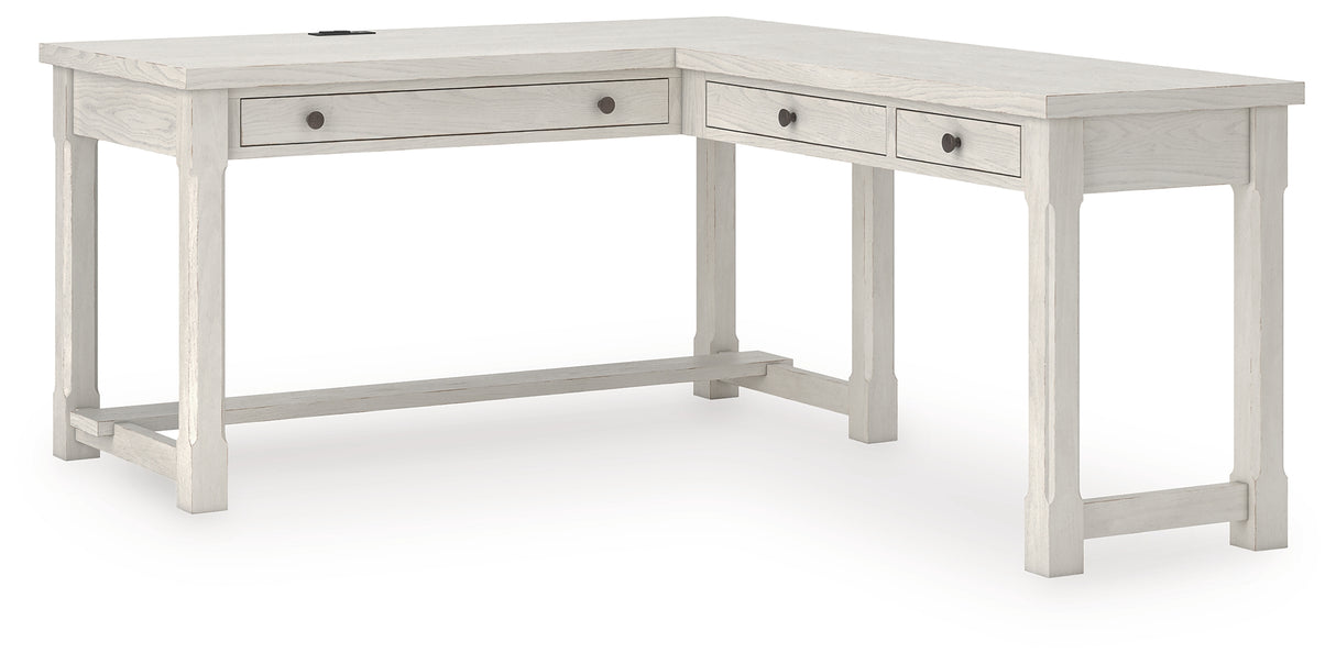 Robbinsdale L-Shaped Home Office Desk