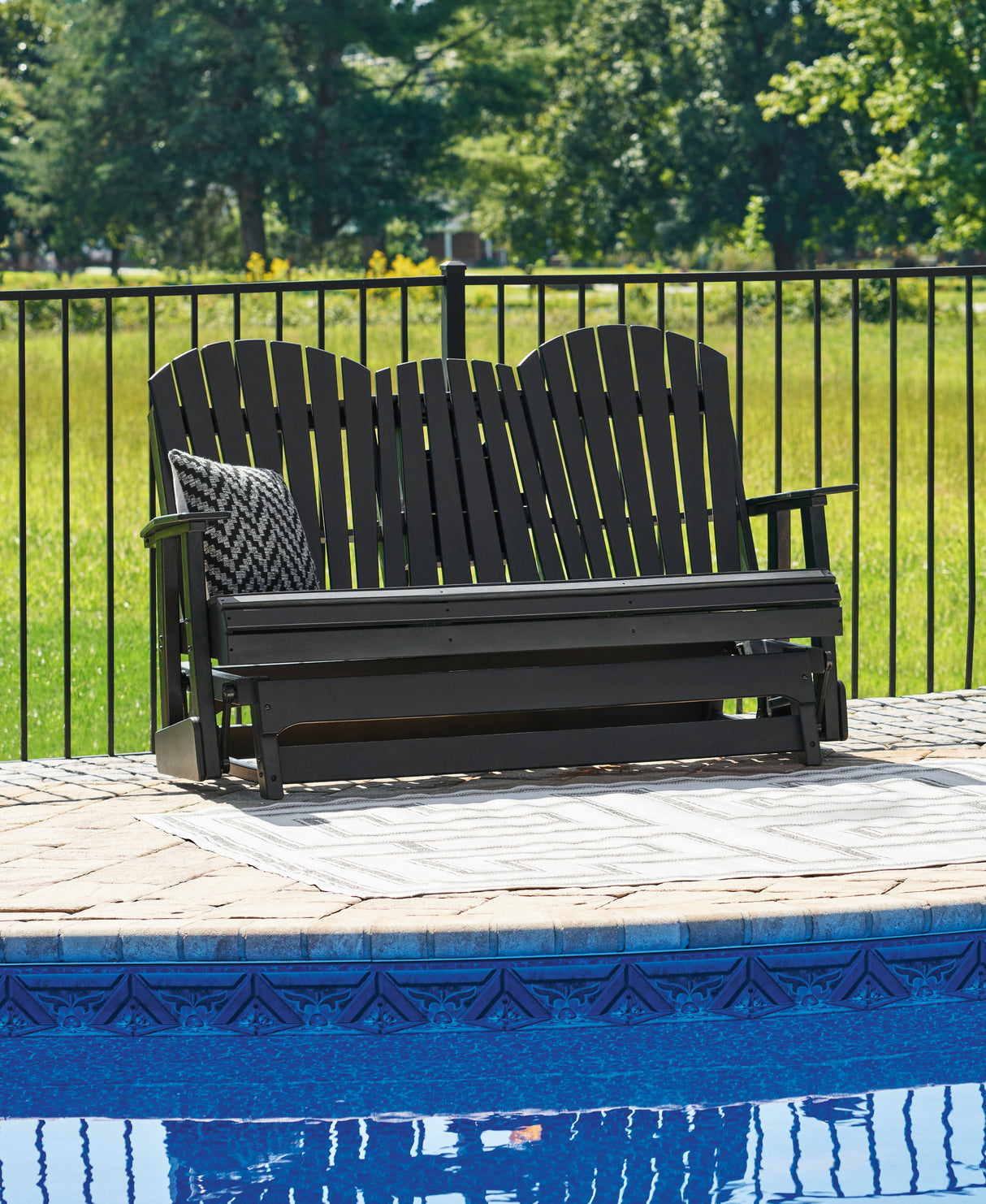 Hyland wave Outdoor Glider Loveseat