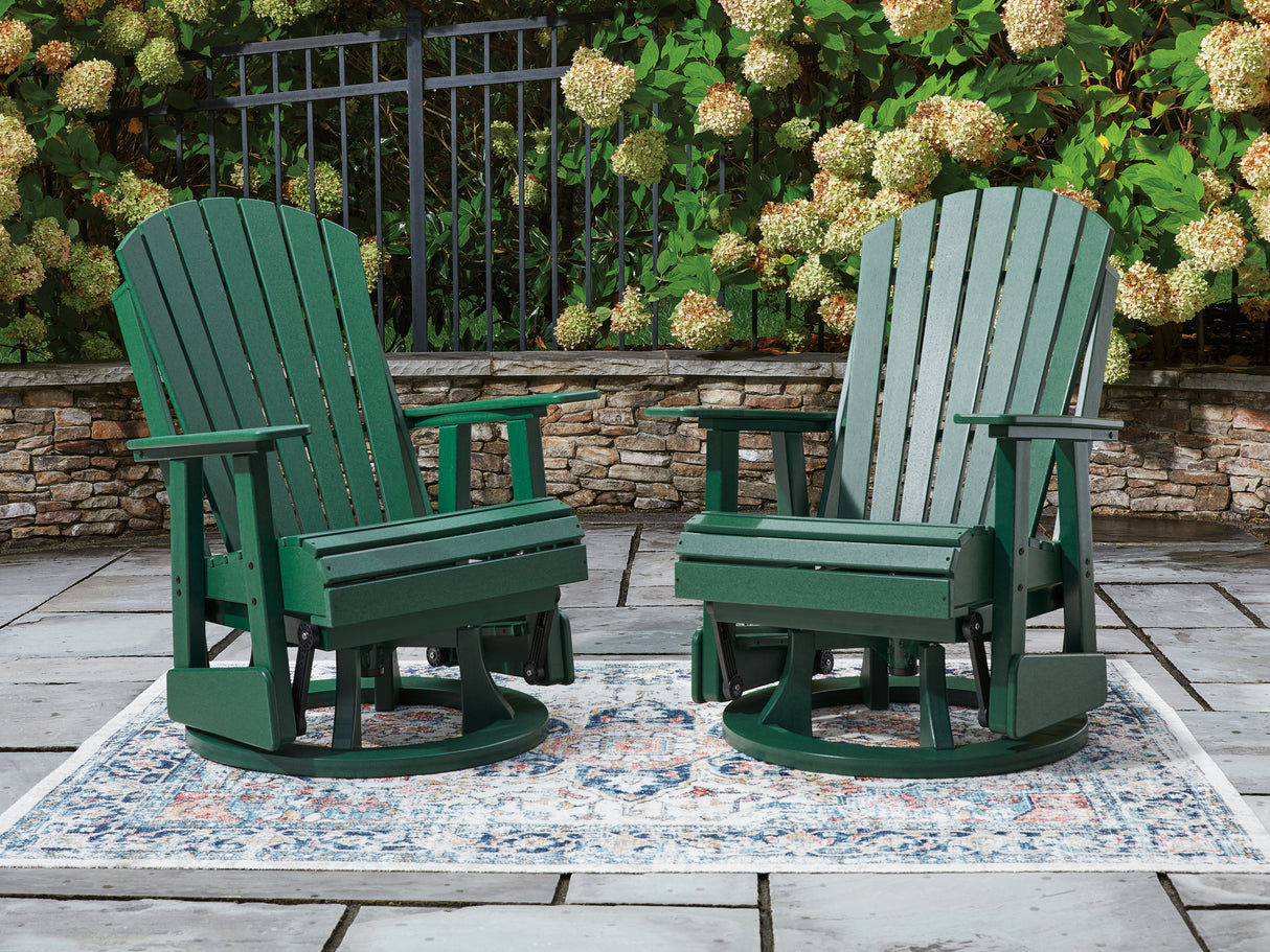 Shell Beach Outdoor Swivel Glider Chair