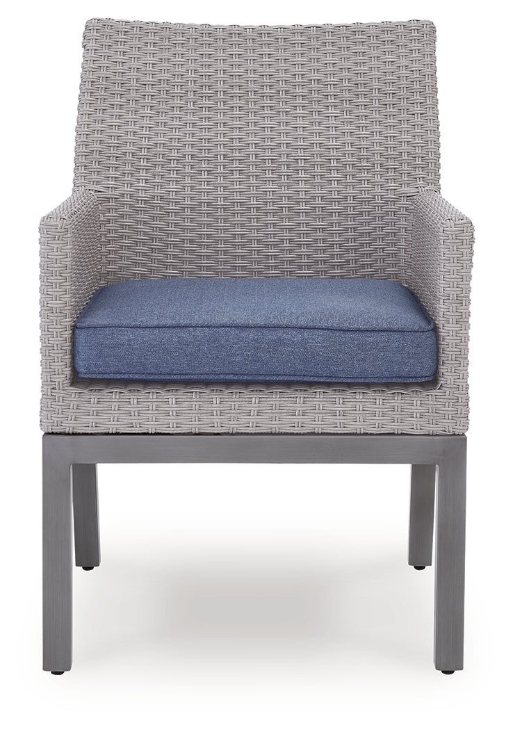 Half Moon Beach Outdoor Arm Chair with Cushion (Set of 2)