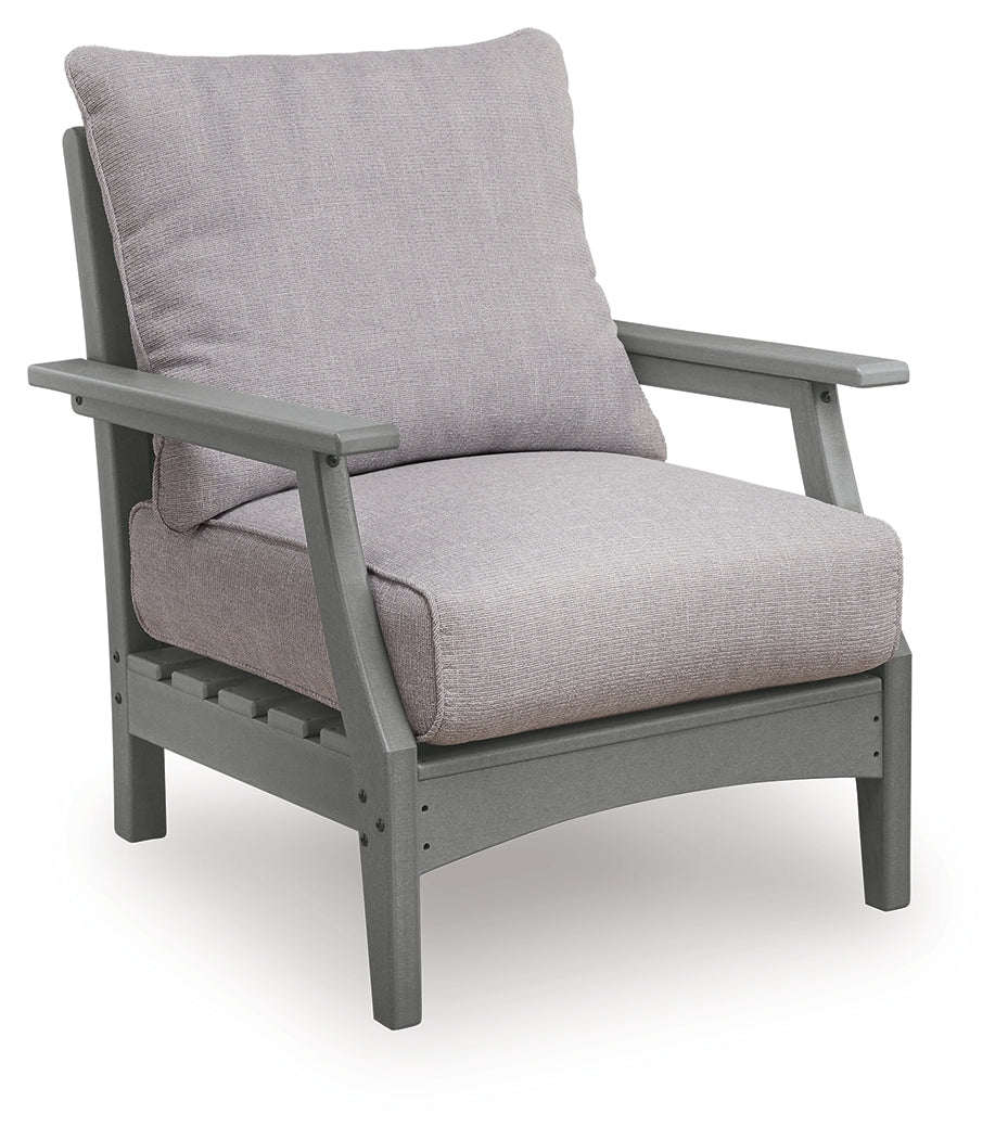 Cove Beach Outdoor Lounge Chair with Cushion