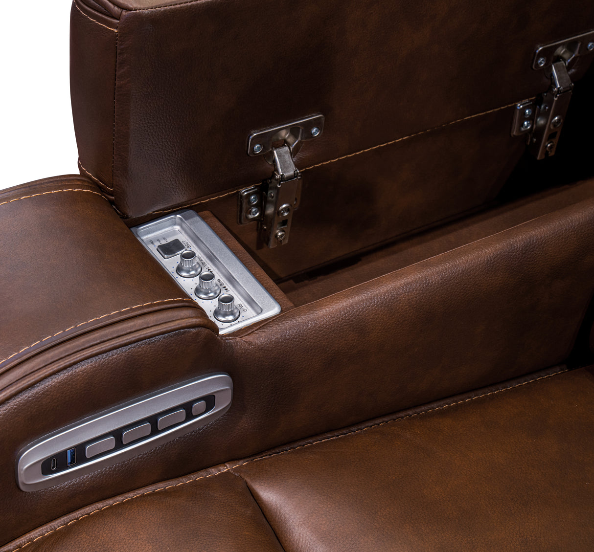 Knightington Power Recliner with Audio Seating