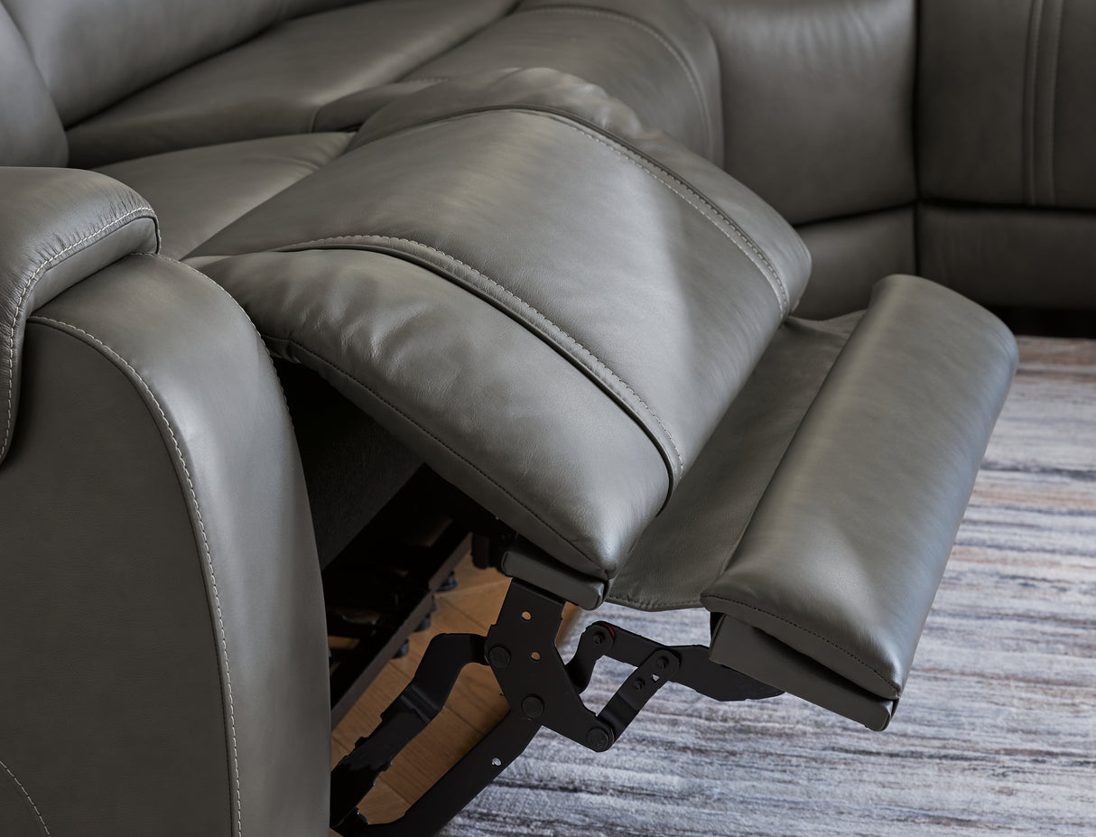 5Z - Pittson 6-Piece Power Reclining Sectional