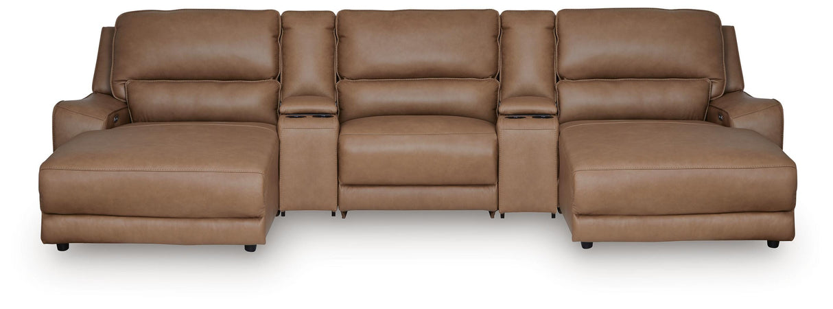 DeepWakes 5-Piece Power Reclining Sectional with Chaise
