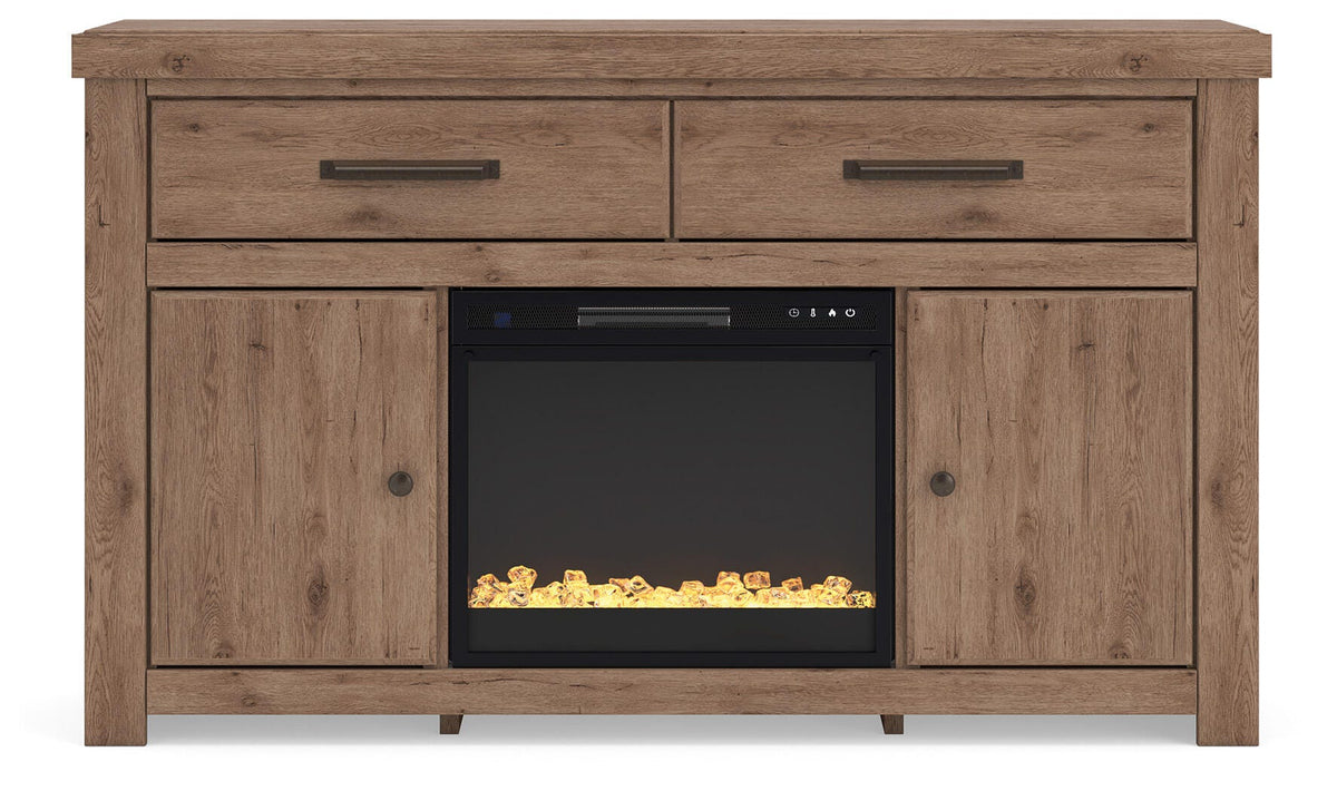 Garistyn 62\" TV Stand with Electric Fireplace