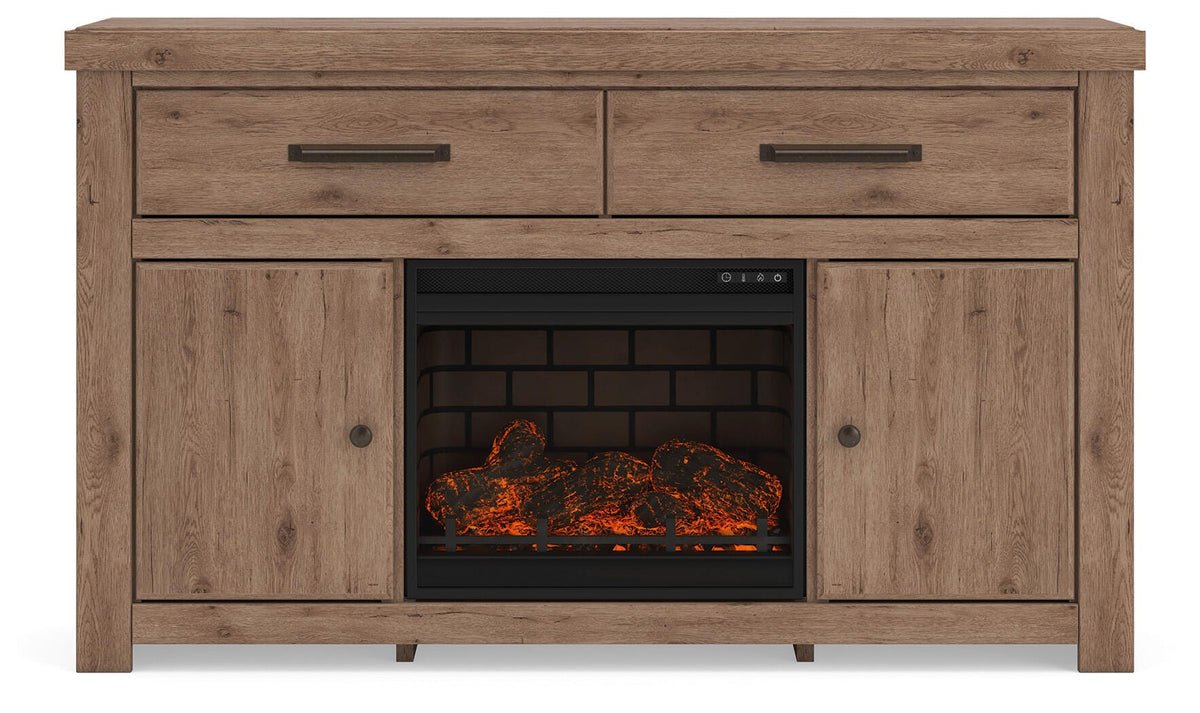 Garistyn 62\" TV Stand with Electric Fireplace