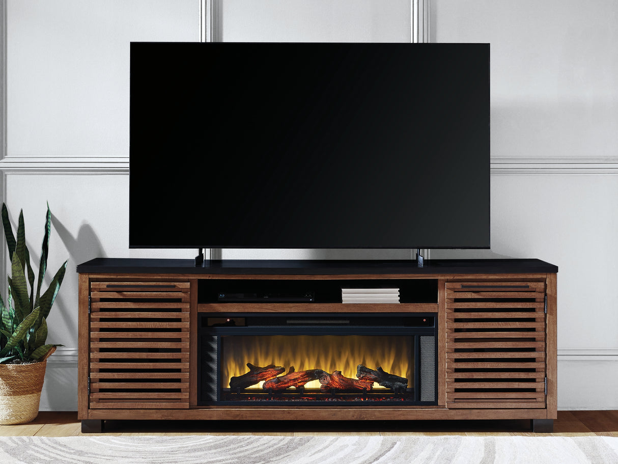 Kallari 84\" TV Stand with Electric Fireplace