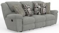 Catnapper Trifecta Sofa w/3 Recliners and Drop Down Table Nature