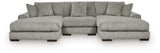 Lindyn 3-Piece Sectional with Double Chaise